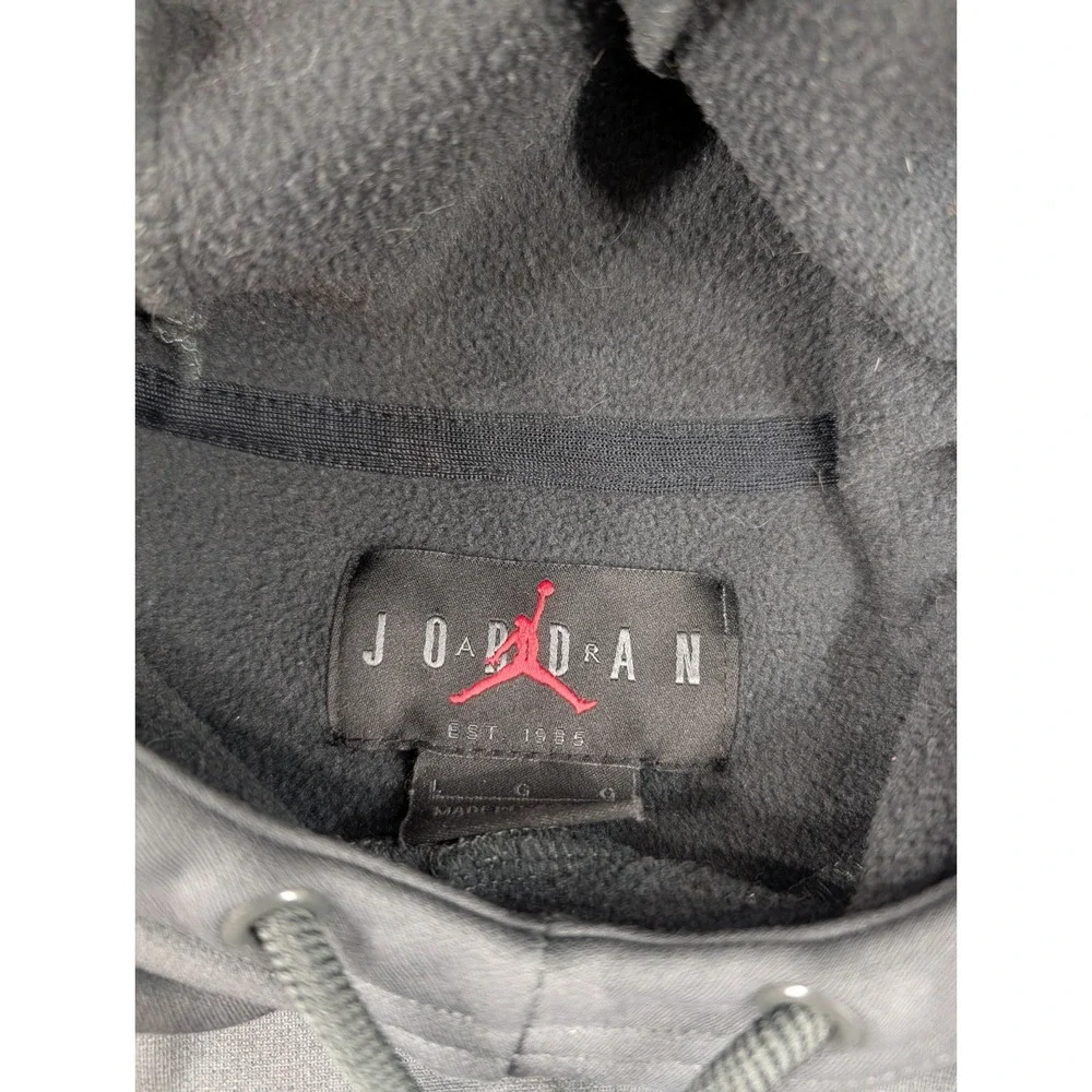 Jordan Nike Oklahoma Baptist University Bison Pullover Hoodie Football Gray Larg